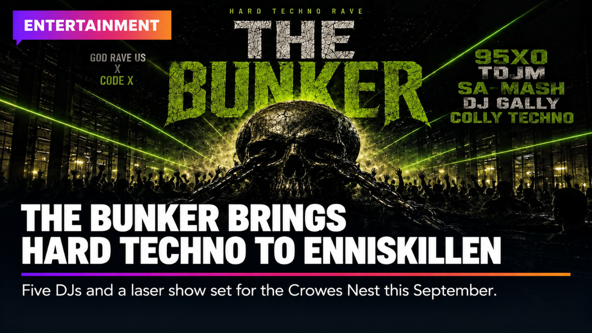 The Bunker Brings Hard Techno Night to Enniskillen This September