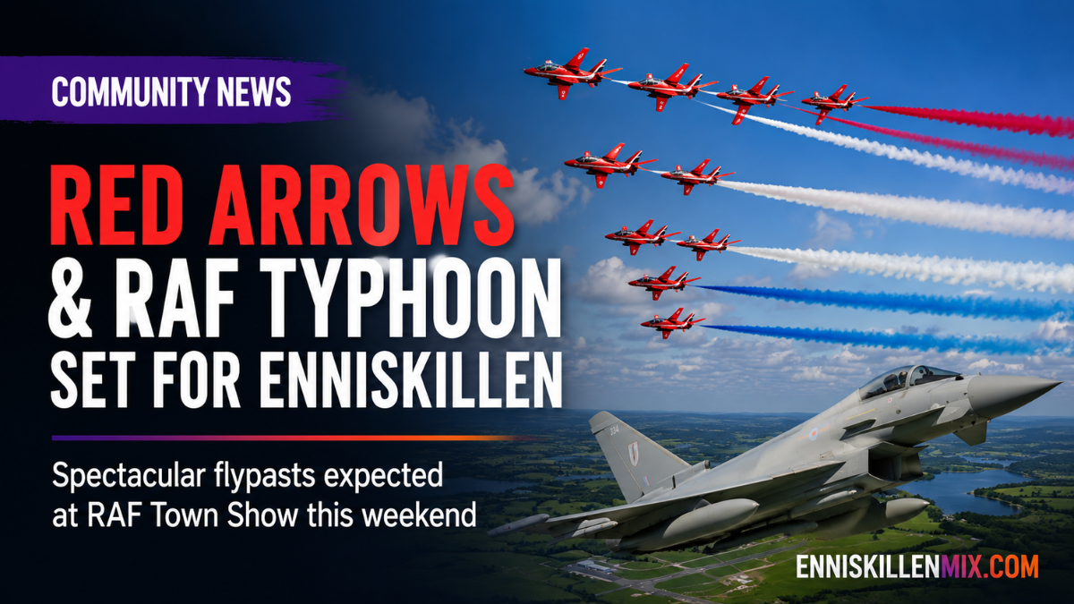 Red Arrows and RAF Typhoon Set to Take to the Skies Over Enniskillen